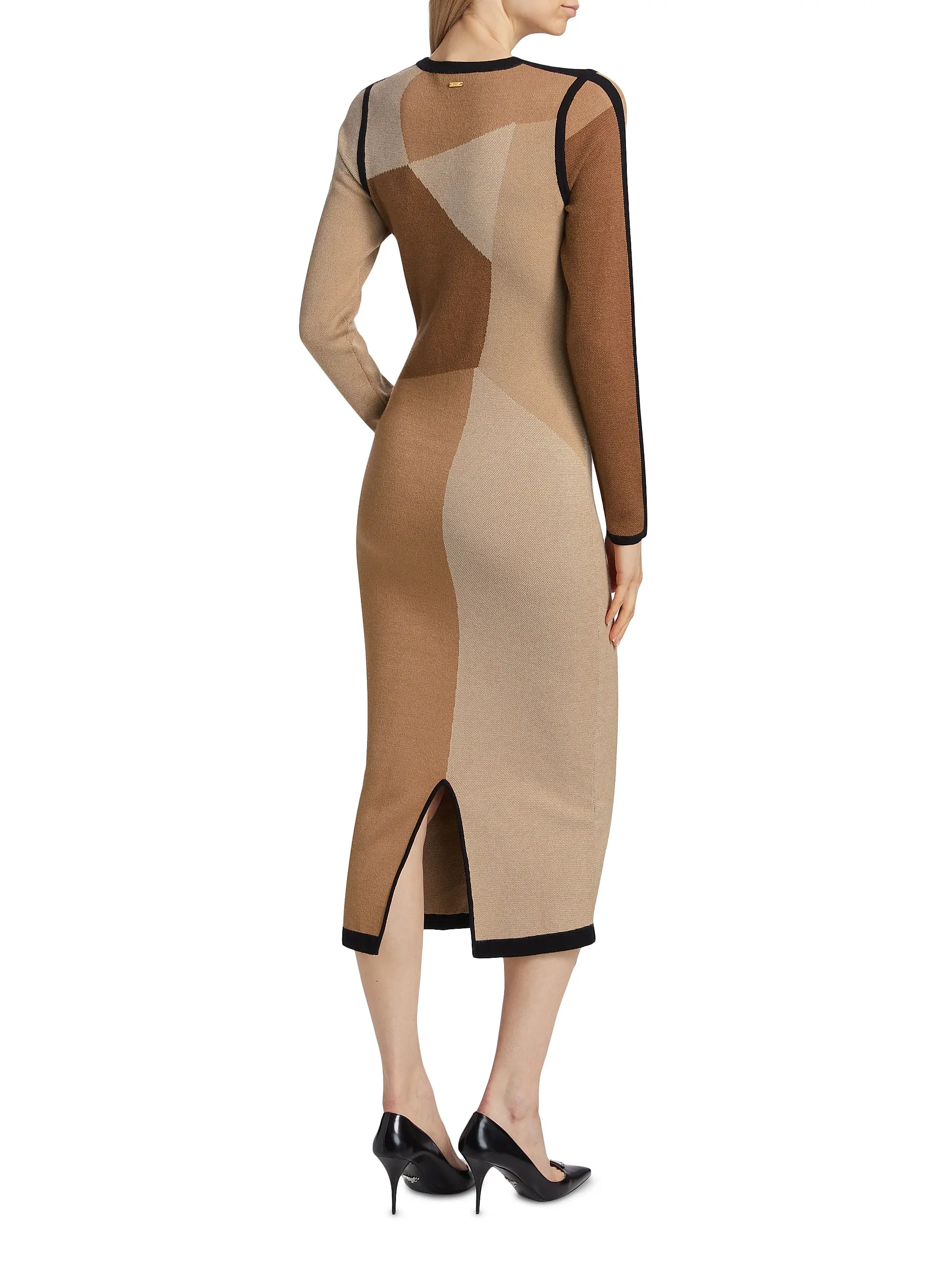 Nora Colorblocked Knit Midi-Dress | Saks Fifth Avenue