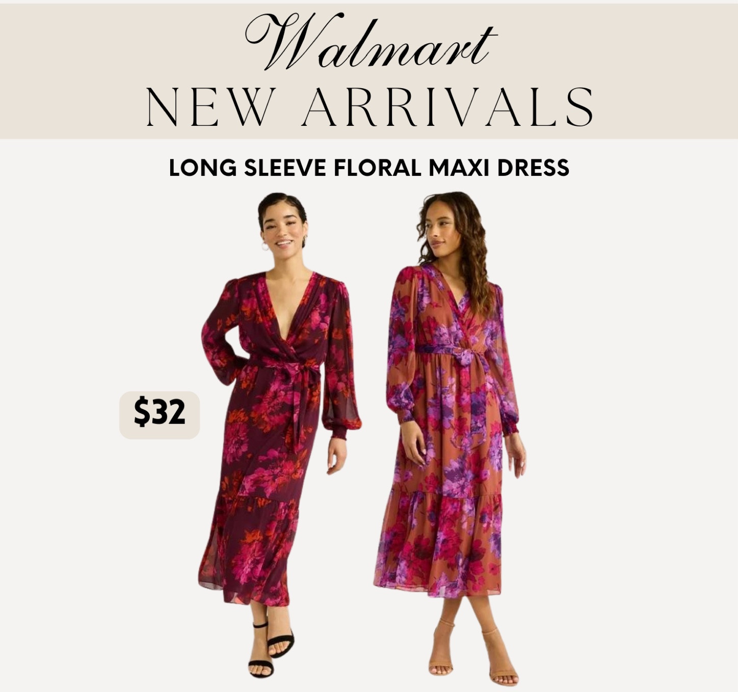 Wedding Guest Dress | Sofia Jeans Women's Belted Cross Front Maxi Dress with Long Sleeves, Above Ankle Length, Sizes XS-XXXL

#LTKFindsUnder50 #LTKWedding #LTKSeasonal