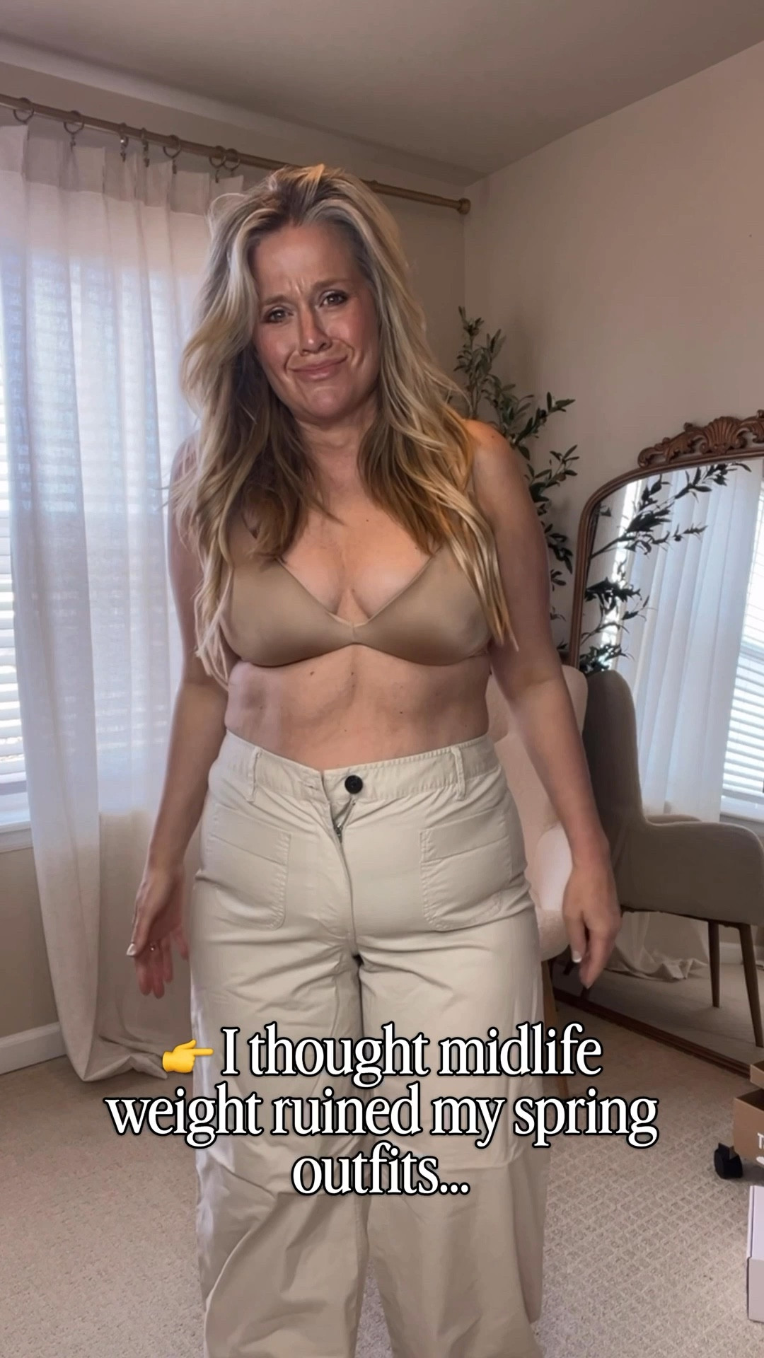  ✨Tap the bell, save and ❤️ for over 40 fashion, midlife style, midsize fashion and luxury looks for less. 

I really thought my body was the problem this spring.

But it wasn’t weight.
My outfits just needed better balance.

Flowy pants.
Soft sweaters.
Nothing tight fighting my middle anymore.

Under $20… and everything feels right again.

Comment SPRING and I’ll send links 🤍

#midlifestyle #over40style #midsizefashion #perimenopause #springoutfits #bellyfriendlystyle #genxstyle #over50fashion


#LTKSaleAlert #LTKMidsize #LTKOver40