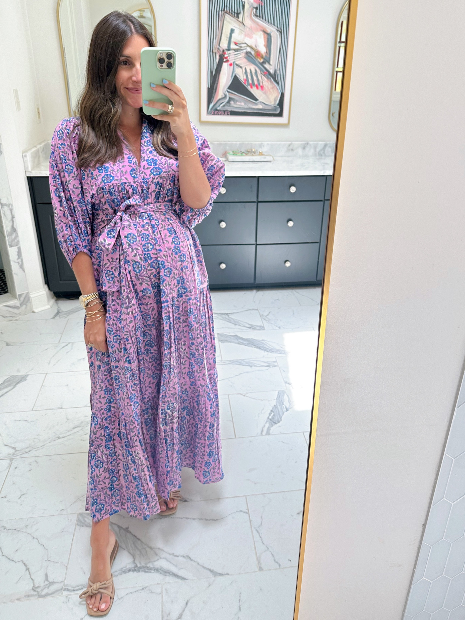 Under $60 block print dress! Wearing an xs! 

#LTKBump #LTKSeasonal #LTKFindsUnder100