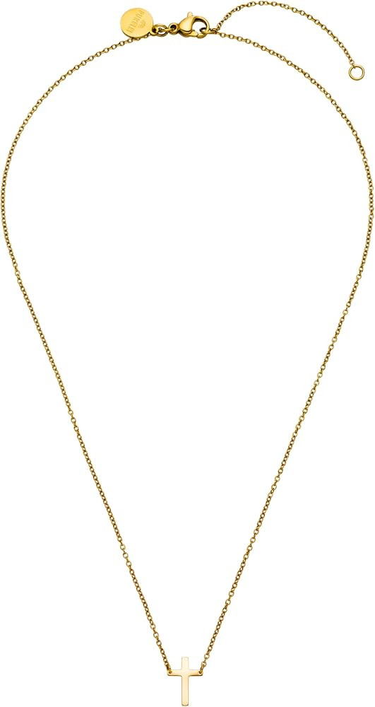 Purelei Little Cross Kette \u2013 wasserfest & verstellbar | Filigrane Edelstahlkette mit kleinem... | Amazon (DE)