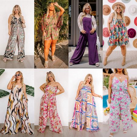 Plus size Jumpers & Rompers

A perfect and easy summer outfit to throw on but look put together.  The floral prints, tie dye, or solid colors are all in this year! 

Plus size outfit | plus size romper | one piece | summer outfit | vacation outfit | curvy | boutique | vacay | free people vibes 