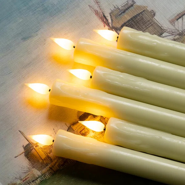 Unscented Flameless Taper Candle | Wayfair North America