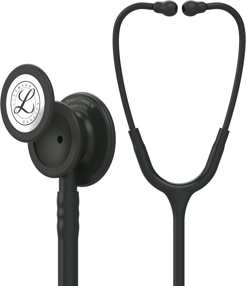 3M Littmann Classic III Monitoring Stethoscope, 5803, More Than 2X as Loud* and Weighs Less**, St... | Amazon (US)