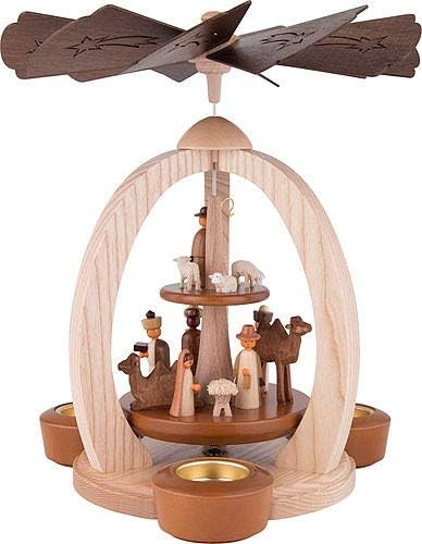 Erzgebirge-Palast 2-Tier Pyramid Nativity - Exclusive - 28 cm / 11 inch | Amazon (US)