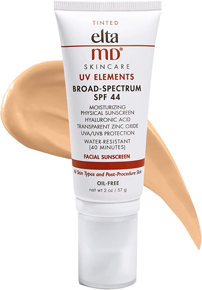 EltaMD UV Elements SPF 44 Tinted Moisturizer for Face with SPF, Tinted Mineral Sunscreen Moisturi... | Amazon (US)