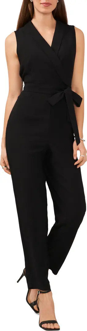 Tie Waist Surplice V-Neck Jumpsuit | Nordstrom