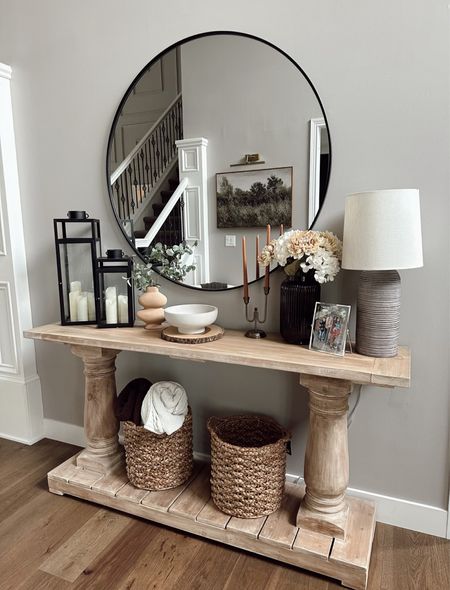Entryway table🤎 
Everything linked from Amazon and target! 

Home decor 
Home finds 
Living room 
Spring decor 

#LTKhome #LTKstyletip #LTKSeasonal