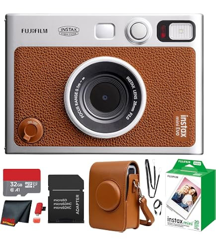 Fujifilm Instax Mini EVO Instant Camera (Pink) | Amazon (US)
