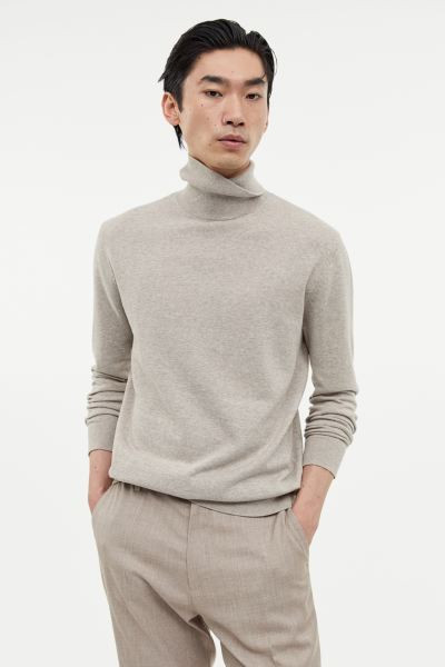 Slim Fit Fine-knit Turtleneck Sweater | H&M (US + CA)