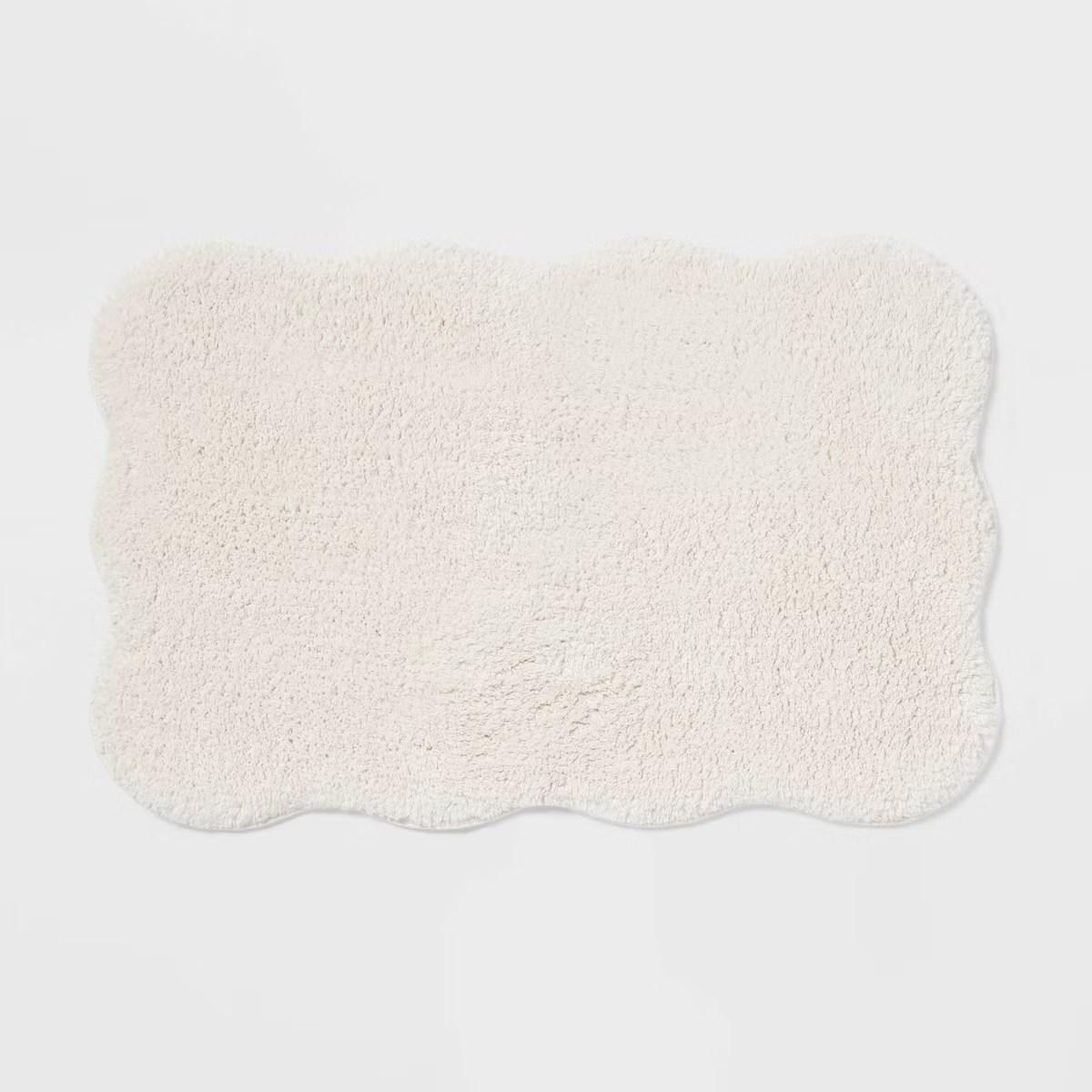 20"x30" Scallop Bath Rug Cream - Threshold™ | Target