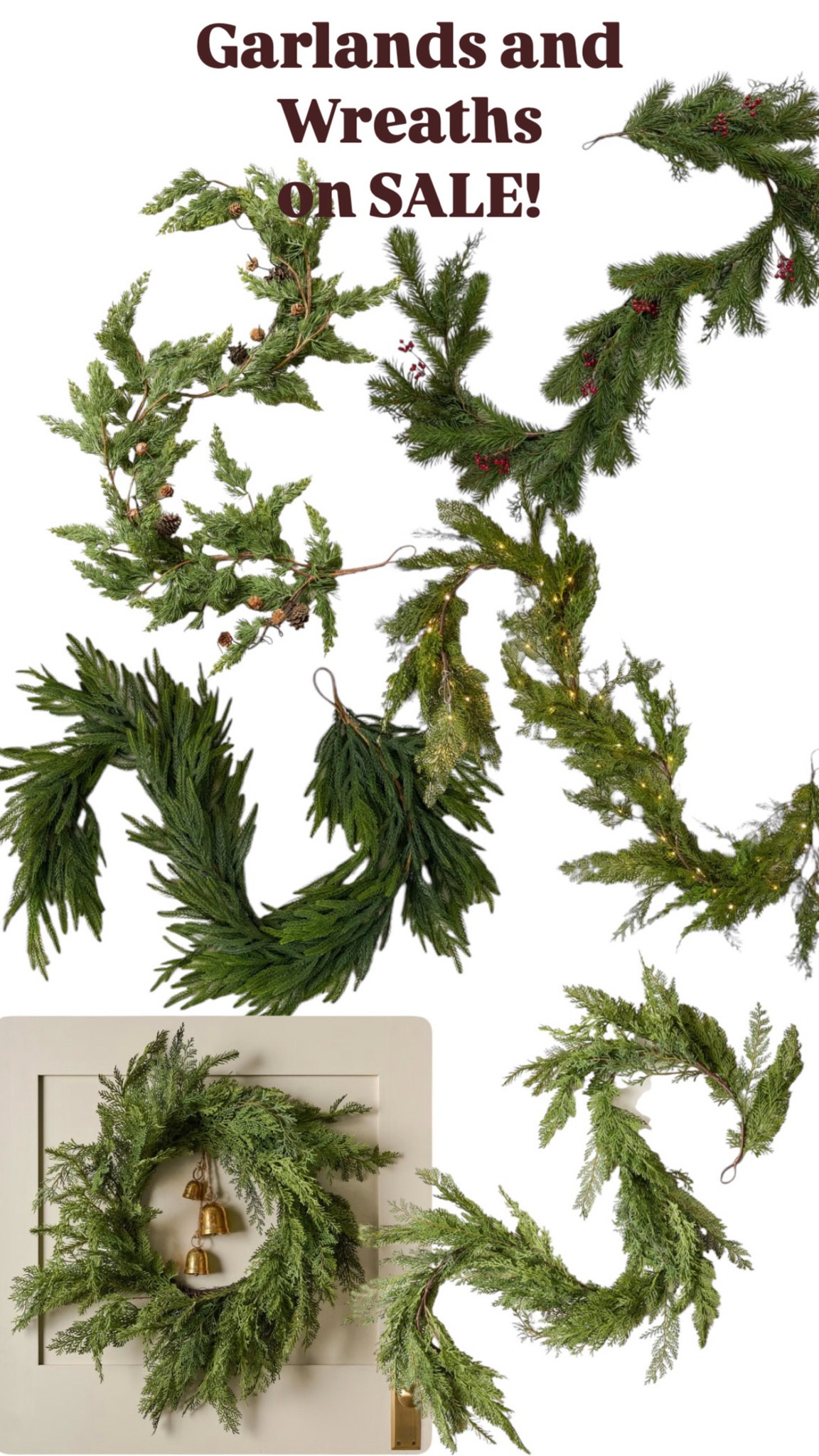 Garlands and wreath on sale ! 




Christmas decor, Christmas garland , Christmas wreath 

#LTKSeasonal #LTKHome #LTKHoliday