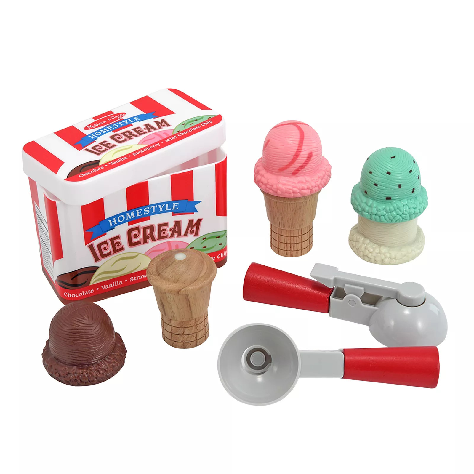 Melissa & Doug Scoop & Stack Ice Cream Cone Playset, Multicolor | Kohl's