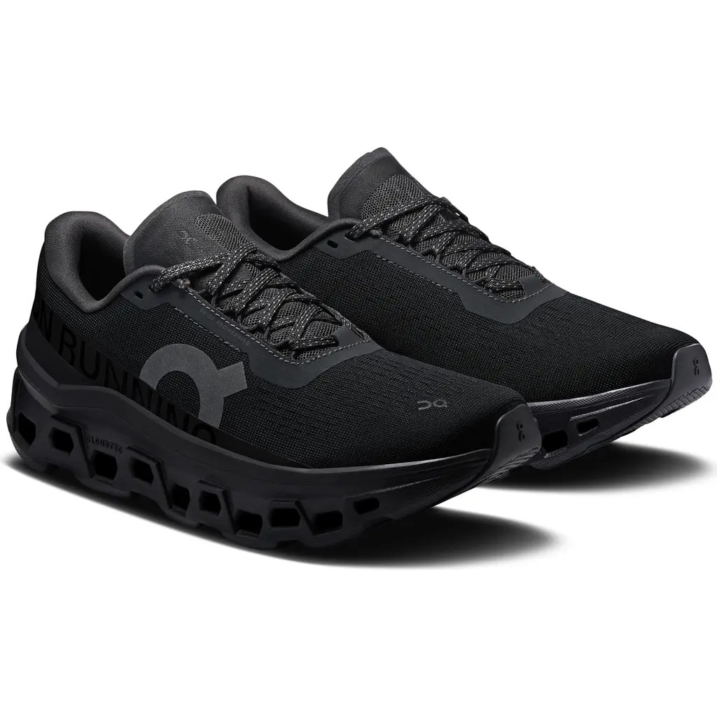 Cloudmonster 1 Running Shoe in Black/black at Nordstrom, Size 5.5 | Nordstrom