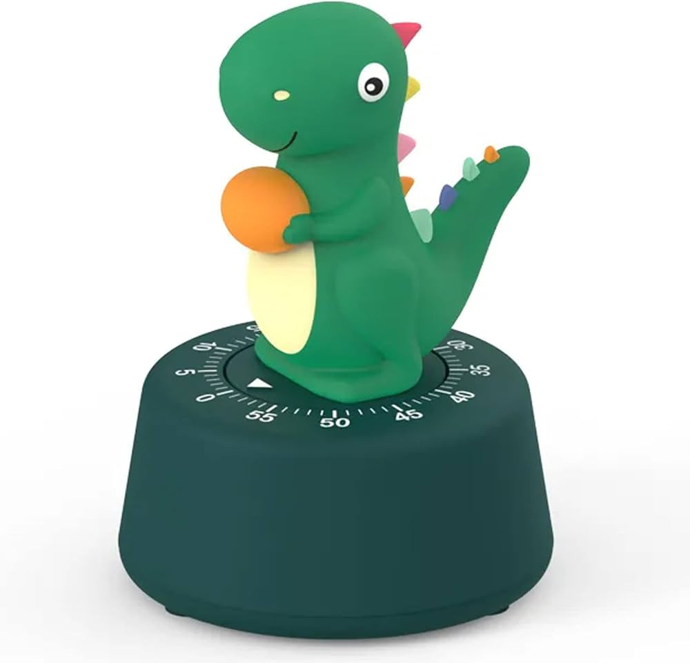 Cute Kitchen Timer Cartoon Dinosaur Timer Mechanical Counters Timer Animal Digital Countdown Time... | Amazon (US)