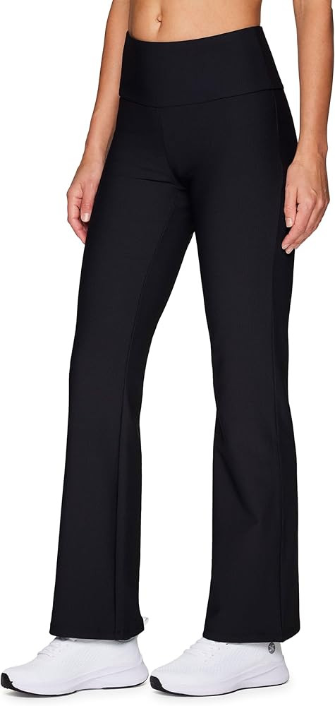 RBX Boot Cut Yoga Pant for Women, Full Length High Waisted Tummy Control Soft Ribbed Bootcut Loun... | Amazon (US)