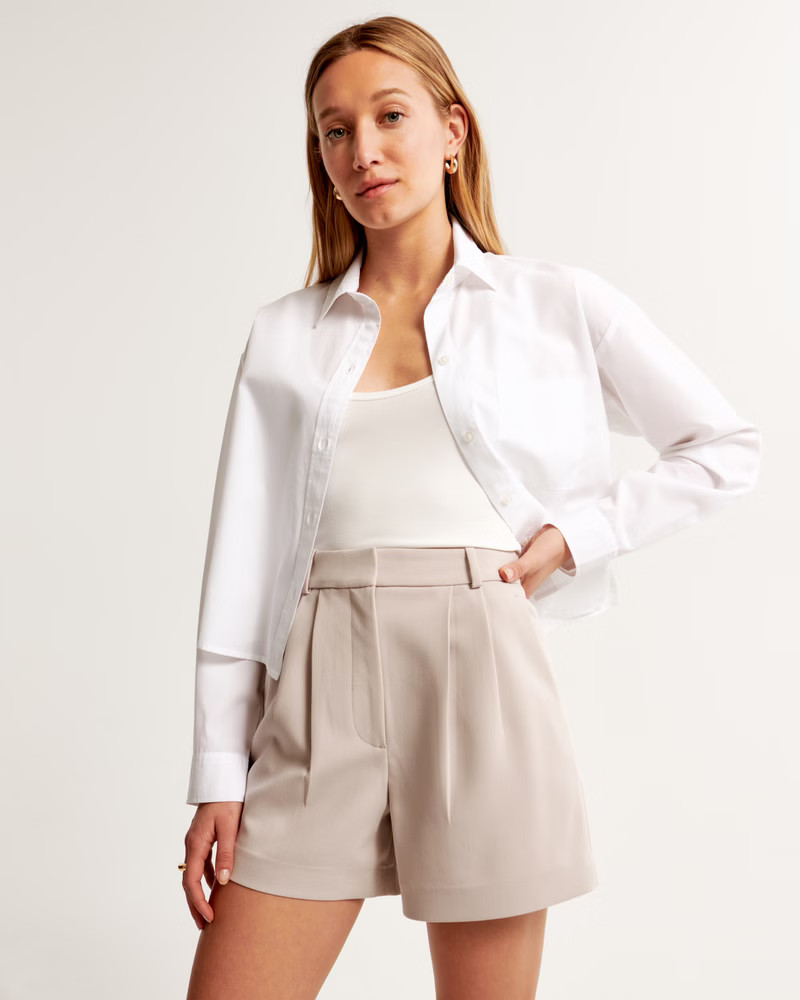 Women's A&F Sloane Tailored Short | Women's Bottoms | Abercrombie.com | Abercrombie & Fitch (US)