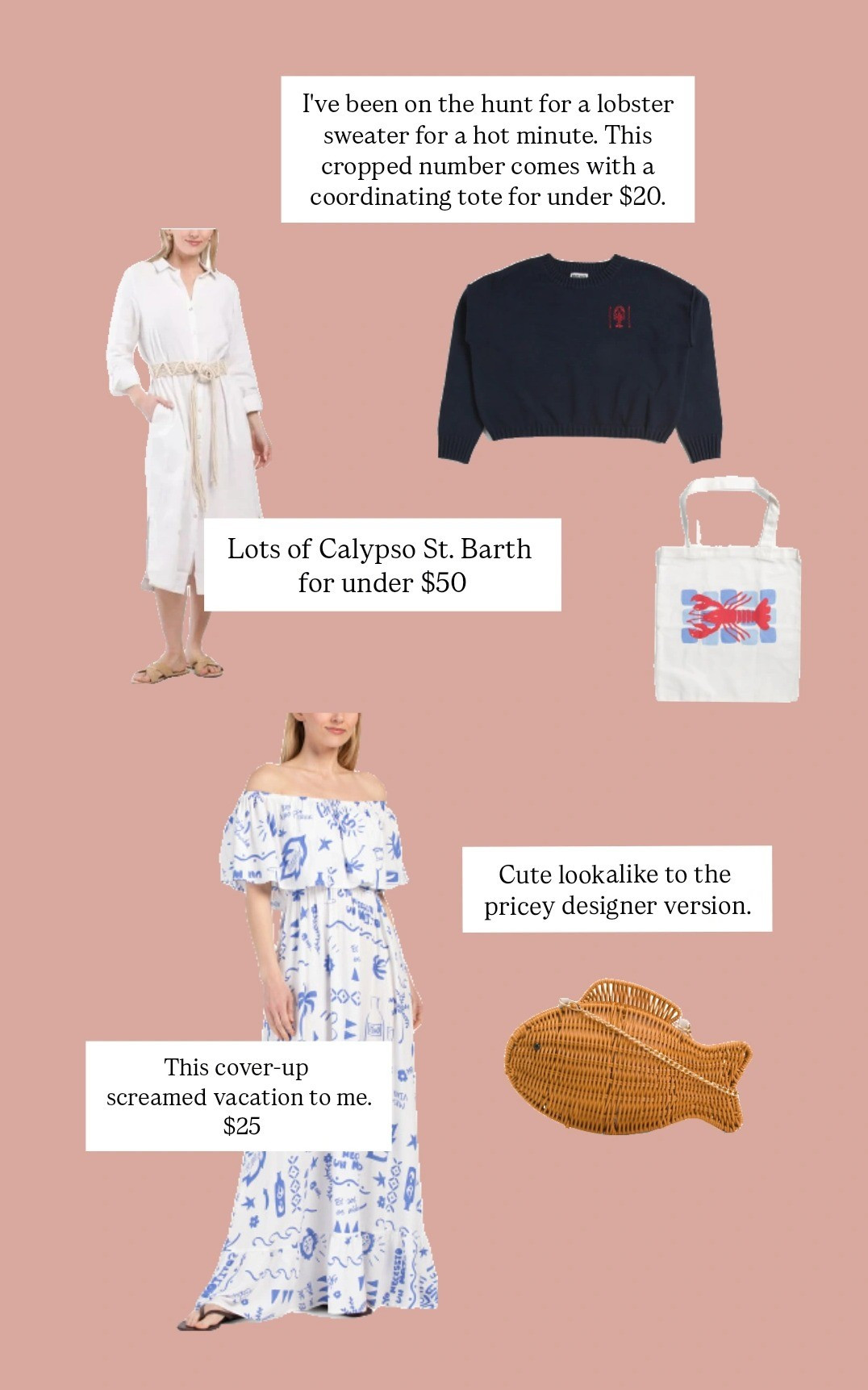 All the things in my last Marshalls order. Some little presents to get me through the dining room project. I clearly have vacation on the brain!

#LTKItBag #LTKFindsUnder50