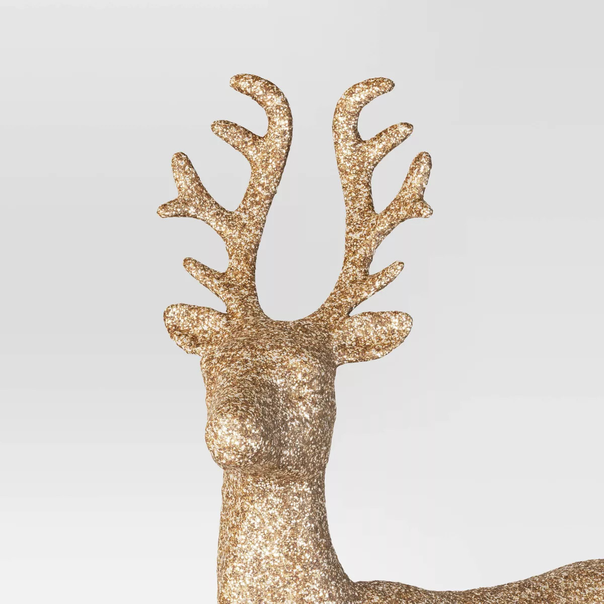 Glittered Deer Christmas Animal Sculpture - Wondershop™ | Target