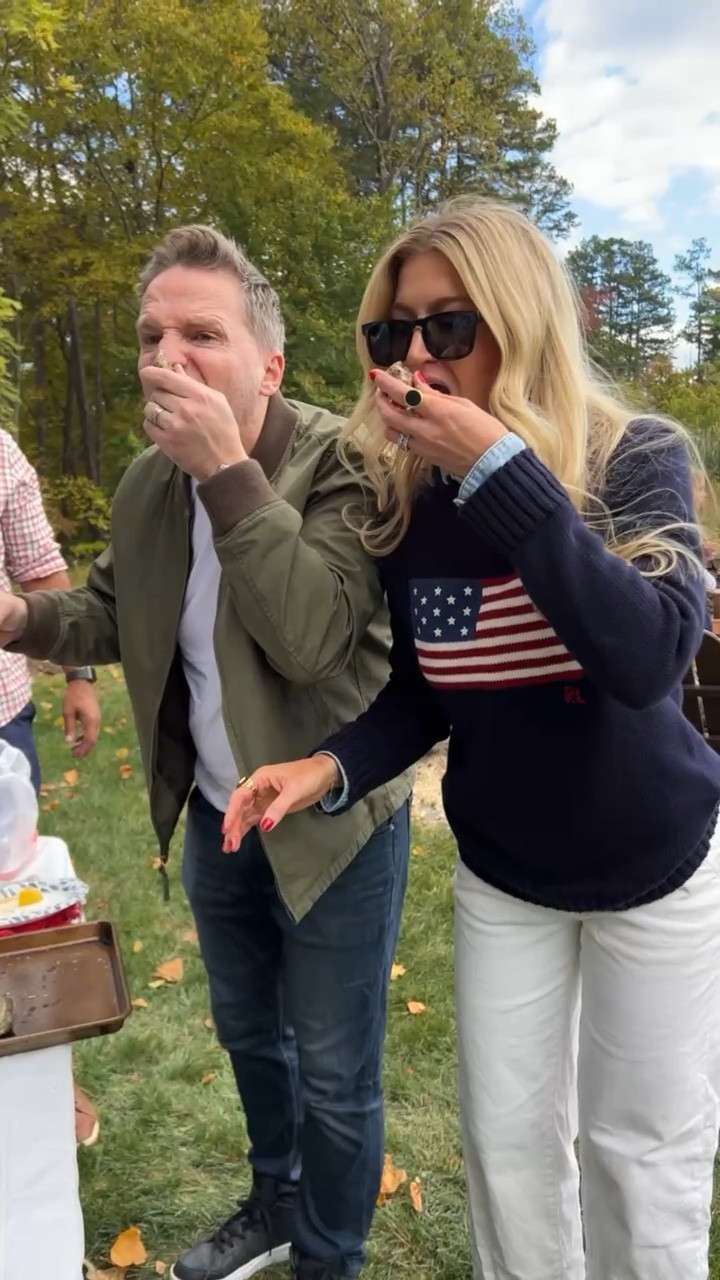 American Flag sweater + White Denim + Chambray 
Denim: Run TTS
Sweater: Runs TTS
Chambray: Runs TatS

#LTKStyleTip #LTKSeasonal #LTKBeauty