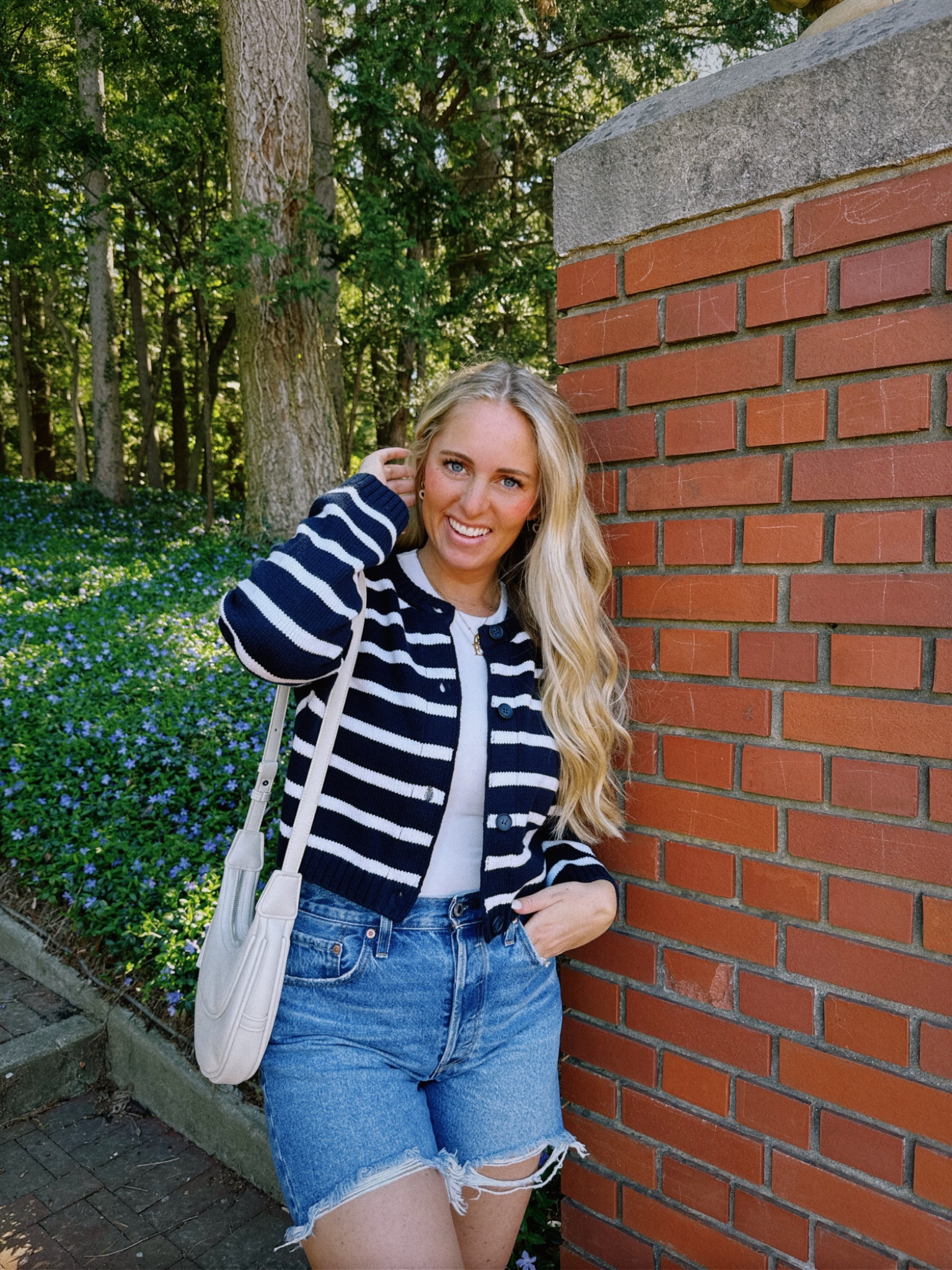 We love spring fashion! This is the cutest cropped cardigan. I love the longer length of these denim shorts. 

#LTKbeauty #LTKstyletip #LTKsalealert