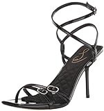 Sam Edelman Women's Trevin Heeled Sandal, Black Patent, 9 | Amazon (US)