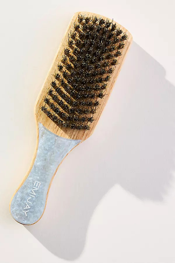 Boar Bristle Mini Brush | Anthropologie (US)