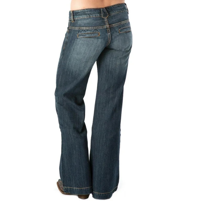 Stetson Apparel Womens Stetson Denim Trouser (Regular) 6 x 33L Blue | Walmart (US)