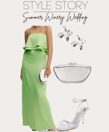 Summer Winery Wedding Idea 
.
#weddinginspo #wineryweddingguest

#LTKWedding #LTKStyleTip #LTKParties