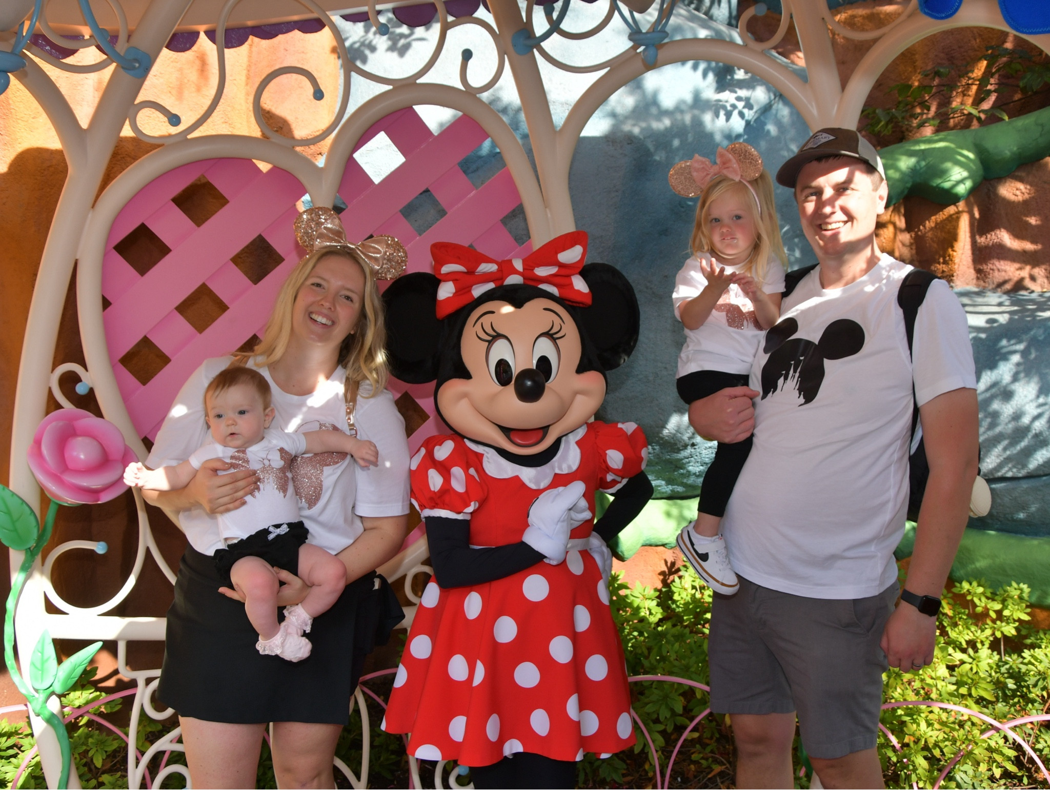 Family matching Disney outfits. Girl mom Disney outfits with glitter Minnie and even a special Mickey shirt for dad! Mommy and me matching Nike sneakers.

#LTKActive #LTKFamily #LTKTravel