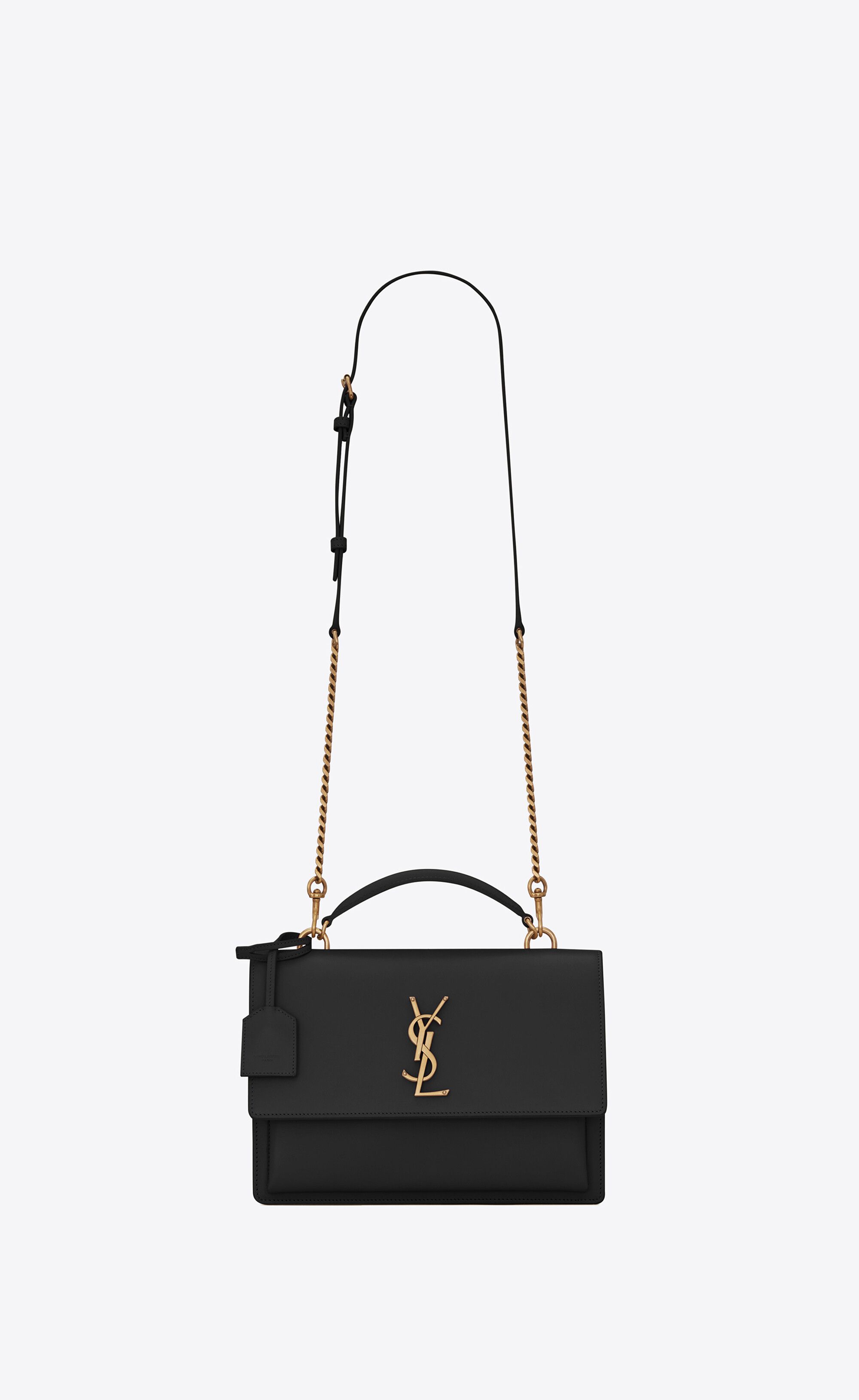 medium sunset satchel in smooth leather | Saint Laurent Inc. (Global)