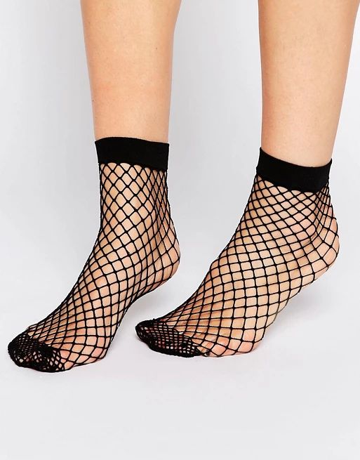 ASOS Oversized Fishnet Ankle Socks | ASOS US