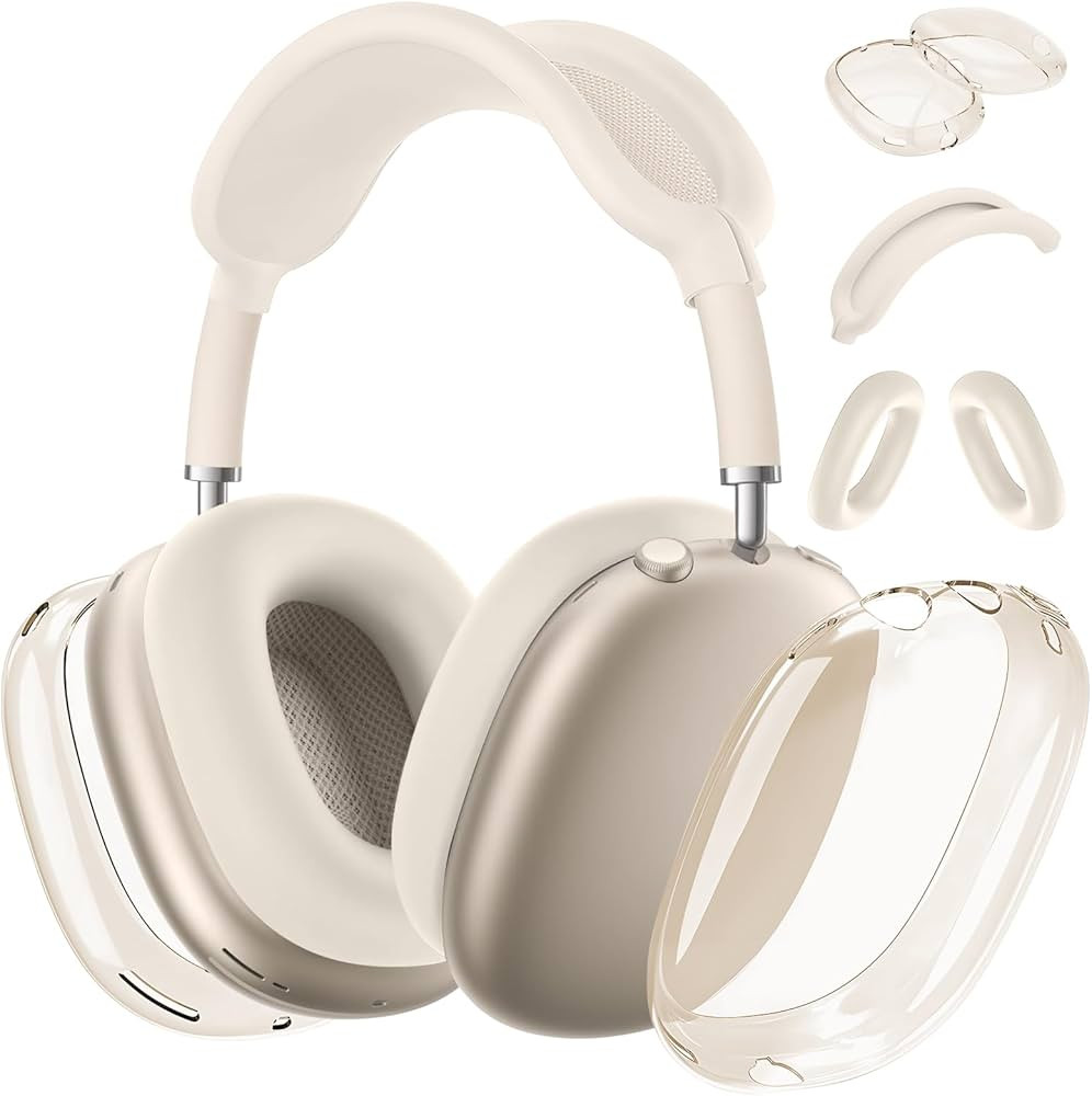 for AirPods Max case Cover(2024/2020),Anti-Scratch Ear Pad Case Cover/Ear Cups Cover/Headband Cov... | Amazon (US)