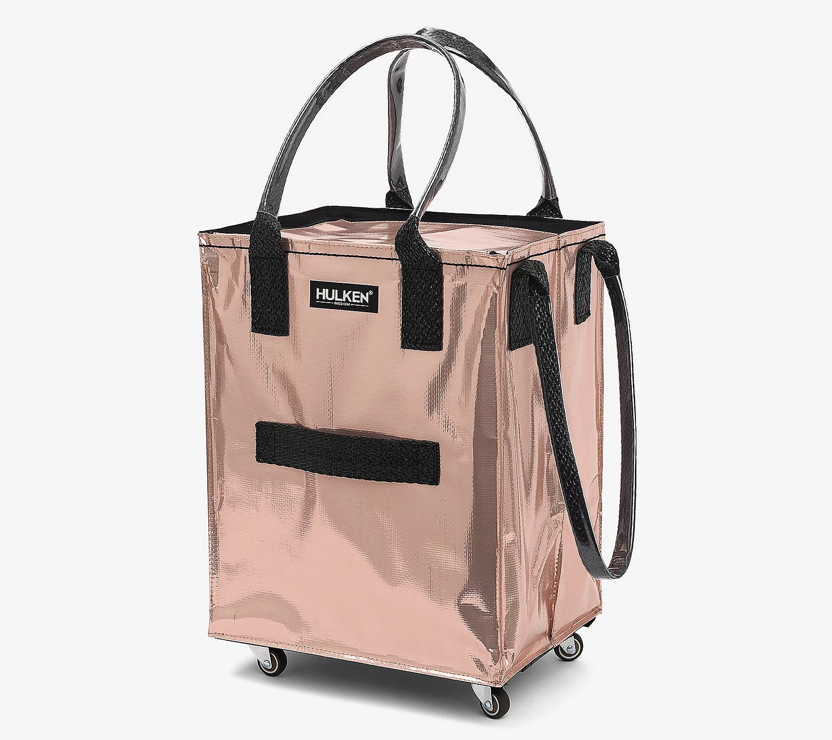 As Is Hulken Medium Rolling Tote Bag with ZipTop | QVC