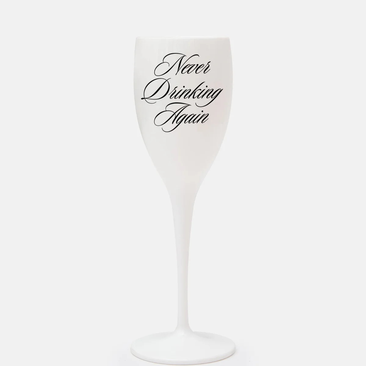 Never Drinking Again Flutes (Set of 2) | Tart By Taylor