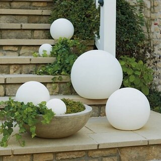 Outdoor Illuminated Sphere | Grandin Road