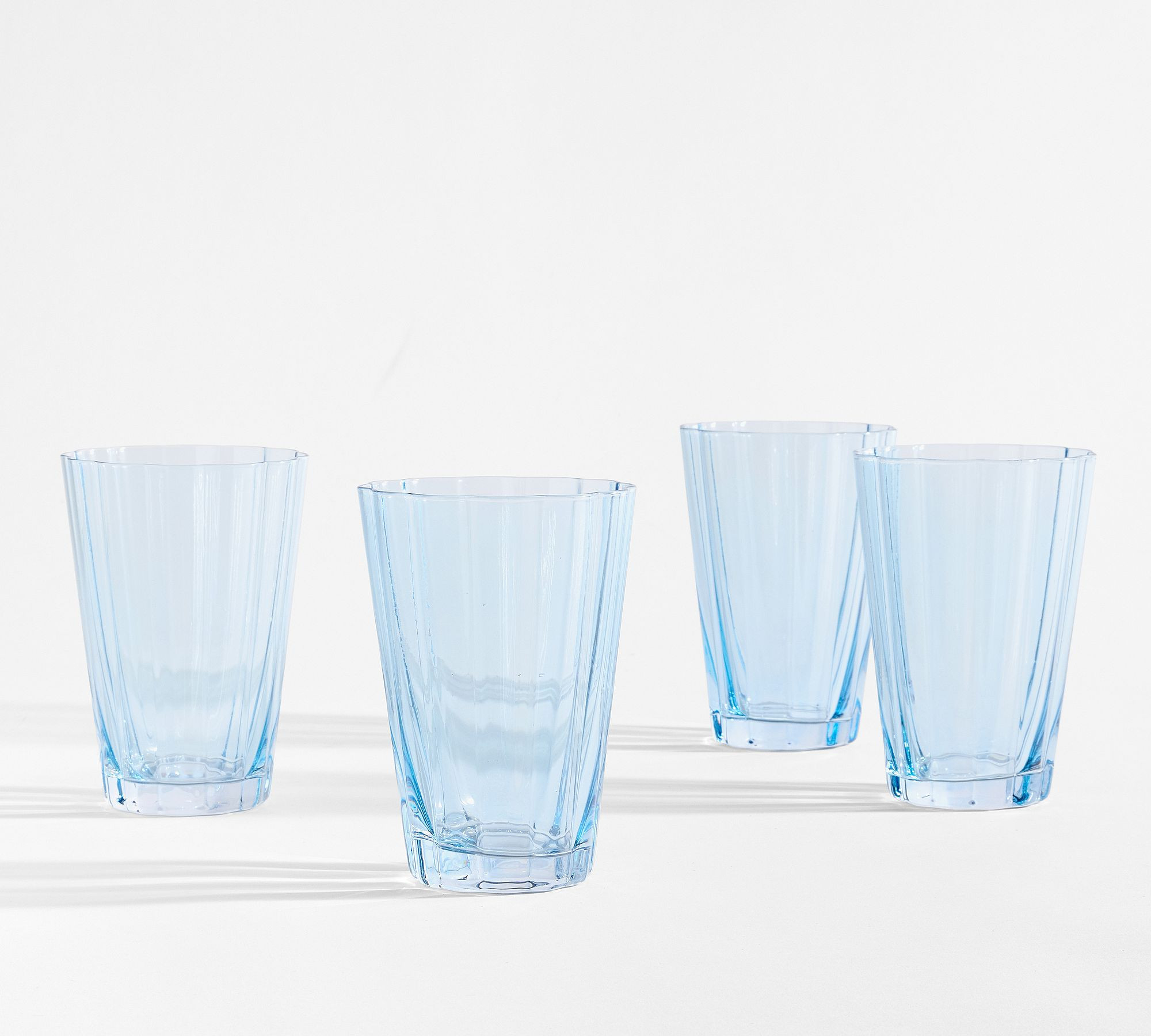 Fluted Tumblers - Set of 4 | Pottery Barn (US)