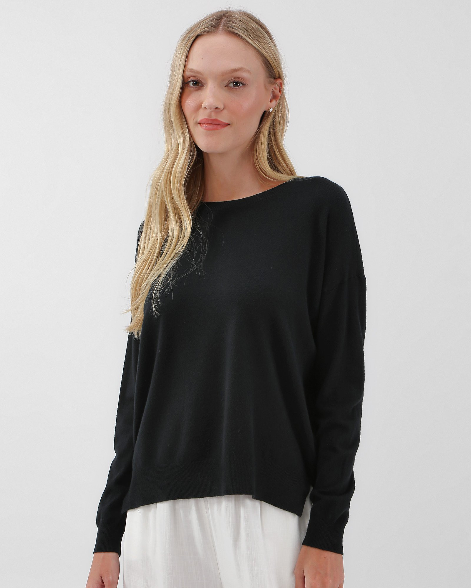 Suéter feminino tricot preto | Pool Basics by Riachuelo | Riachuelo (BR)