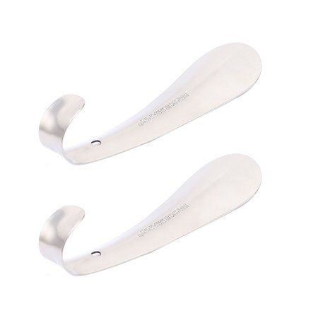 2Pcs Stainless Steel Handled Shoehorn Shoe Horn Lifter 5.7"" Long | Walmart (US)