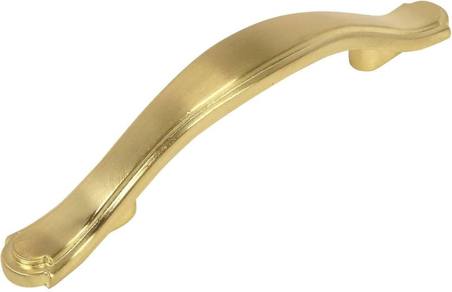 Cosmas 8816BB Brushed Brass Cabinet Hardware Handle Pull - 3" Inch (76mm) Hole Centers | Amazon (US)