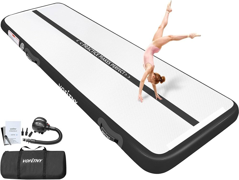 VOFiTNY All Purpose Gymnastics Mat 6.6/10/13/16/20 ft Sturdy Inflatable Tumble Track for Home/Gym | Amazon (US)