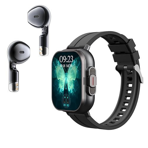 Mingtawn Smart Watch with Earbuds, 2 in 1 Bluetooth Smartwatch for Men Women, 2.01" HD, Answer/Make Call, Sleep Monitor Fitness Tracker, 100+ Sports Modes, Compatible with Android iOS | Amazon (US)
