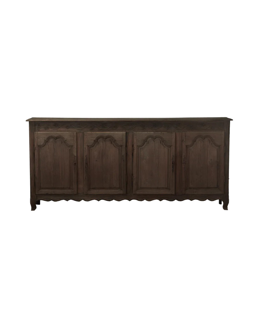 Olive Ateliers Antique French Floral Wood Sideboard | Olive Ateliers