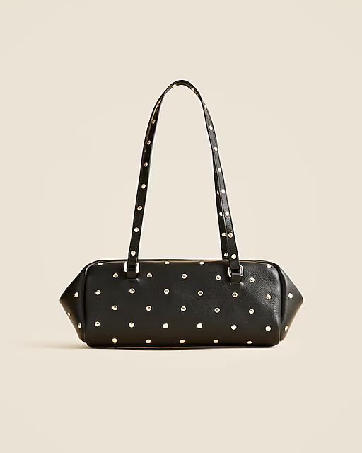 Delphine shoulder bag in studded leather | J. Crew US