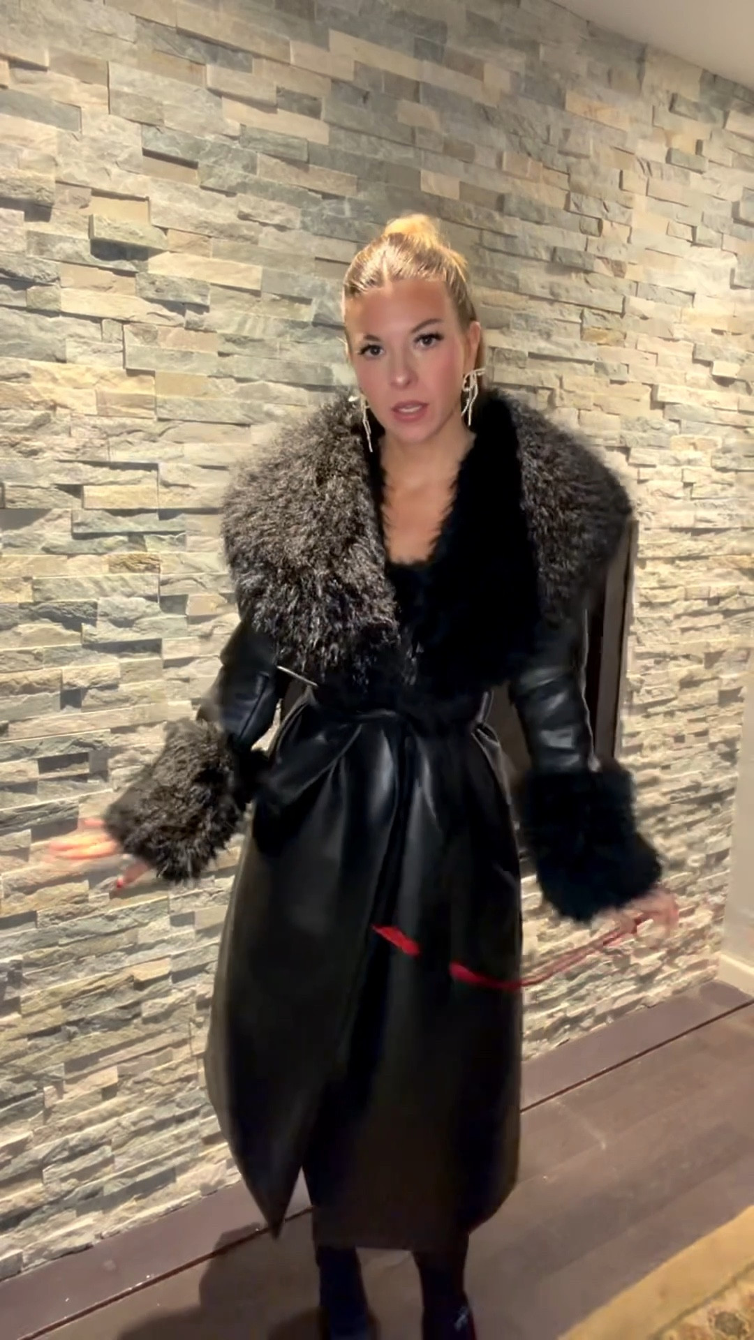 Date night outfit fur trim mini dress with fur and leather coat 

Colleen code: emerson20

Wearing my usual smalls/2

Winter outfit
Cold weather
Fur
Leather
Black mini
Faux fur coat
Date night
Winter vacation


#LTKgrwm #LTKHoliday #LTKSeasonal