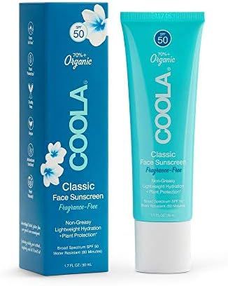 COOLA Organic Face Sunscreen & Sunblock Lotion, Skin Care for Daily Protection, Broad Spectrum SP... | Amazon (US)