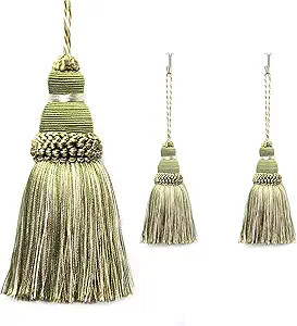 Fenghuangwu Colorful Tassel Key Tassel DIY Accessories for Curtain and Home Decoration-Mix green-... | Amazon (US)