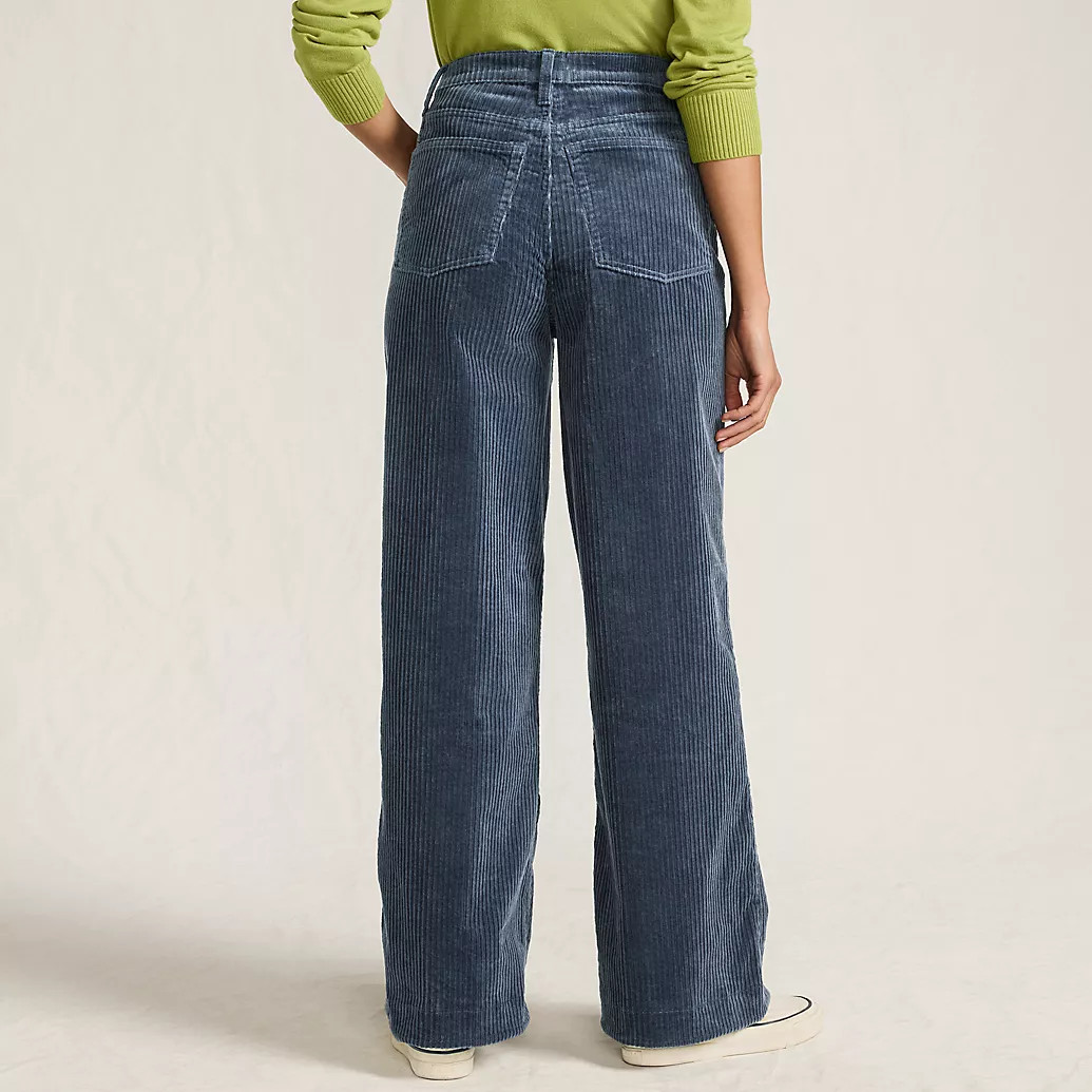 Women's High Rise Wide Leg Corduroy Pants | Lands' End (US)