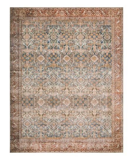 Ocean & Rust Layla Rug | Zulily