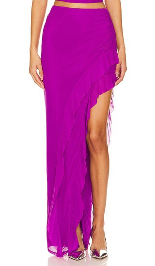 AFRM Sal Skirt in Purple. | Revolve Clothing (Global)